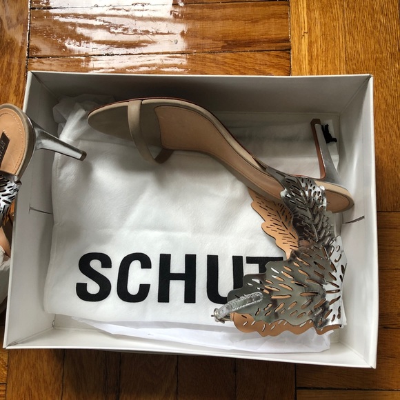 Schutz Gabrianna Mid Heel Sandal sz 9.5 - Picture 3 of 8